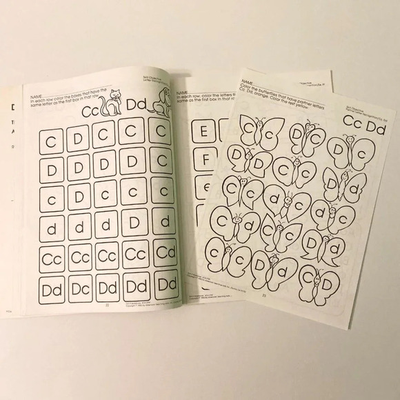 Vintage 1982 American  Teaching Aids Drill It Work Book School Skills Elmer - Picture 10 of 16